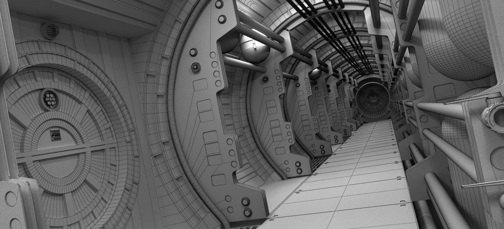 Star Wars Tantive IV Interior 3D model_13