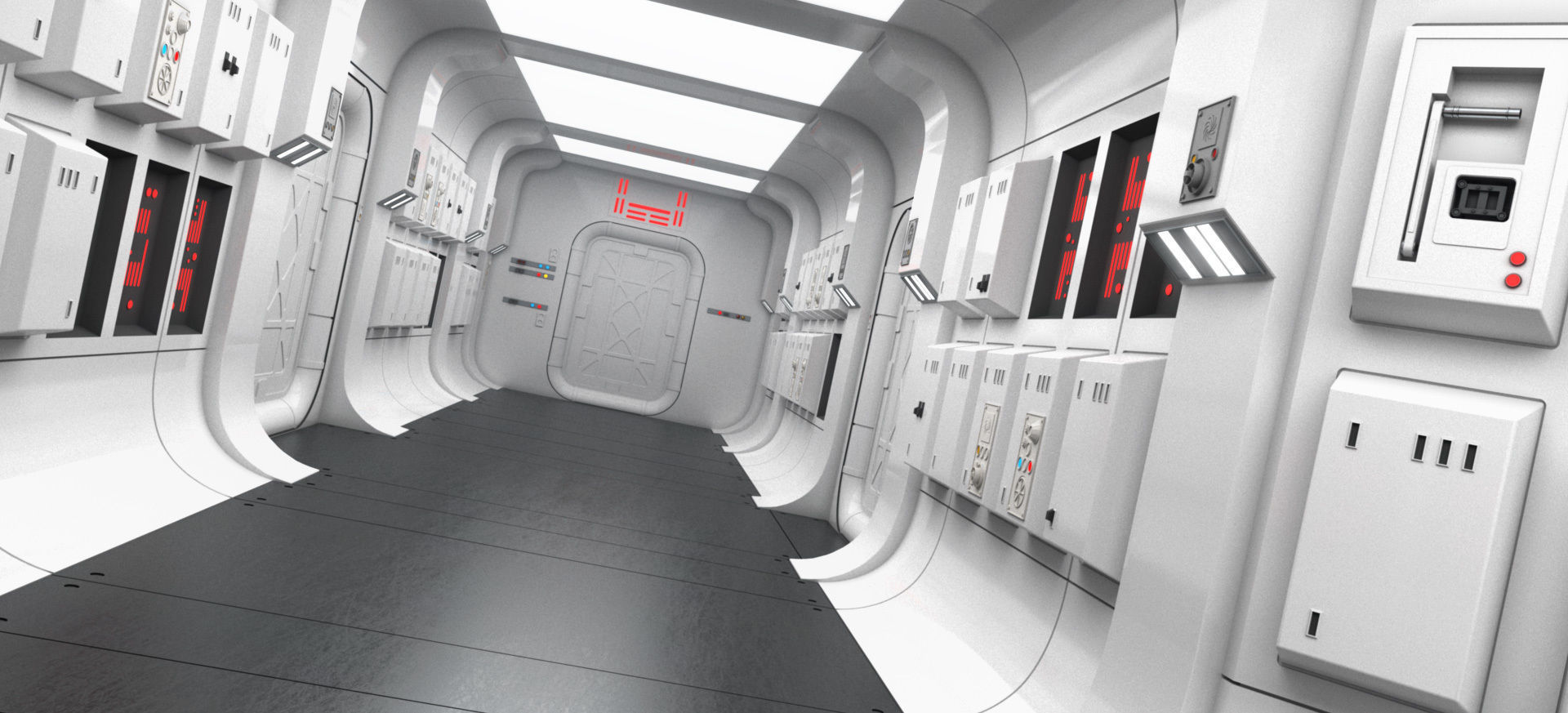 Star Wars Tantive IV Interior 3D model_5