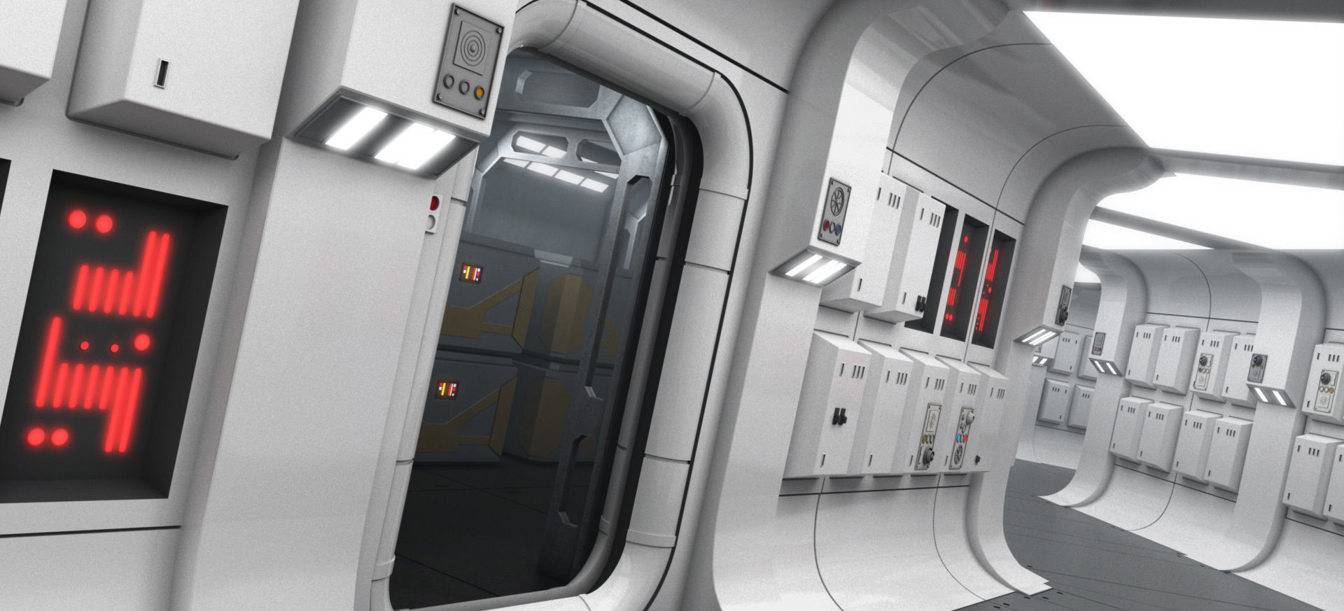 Star Wars Tantive IV Interior 3D model_7