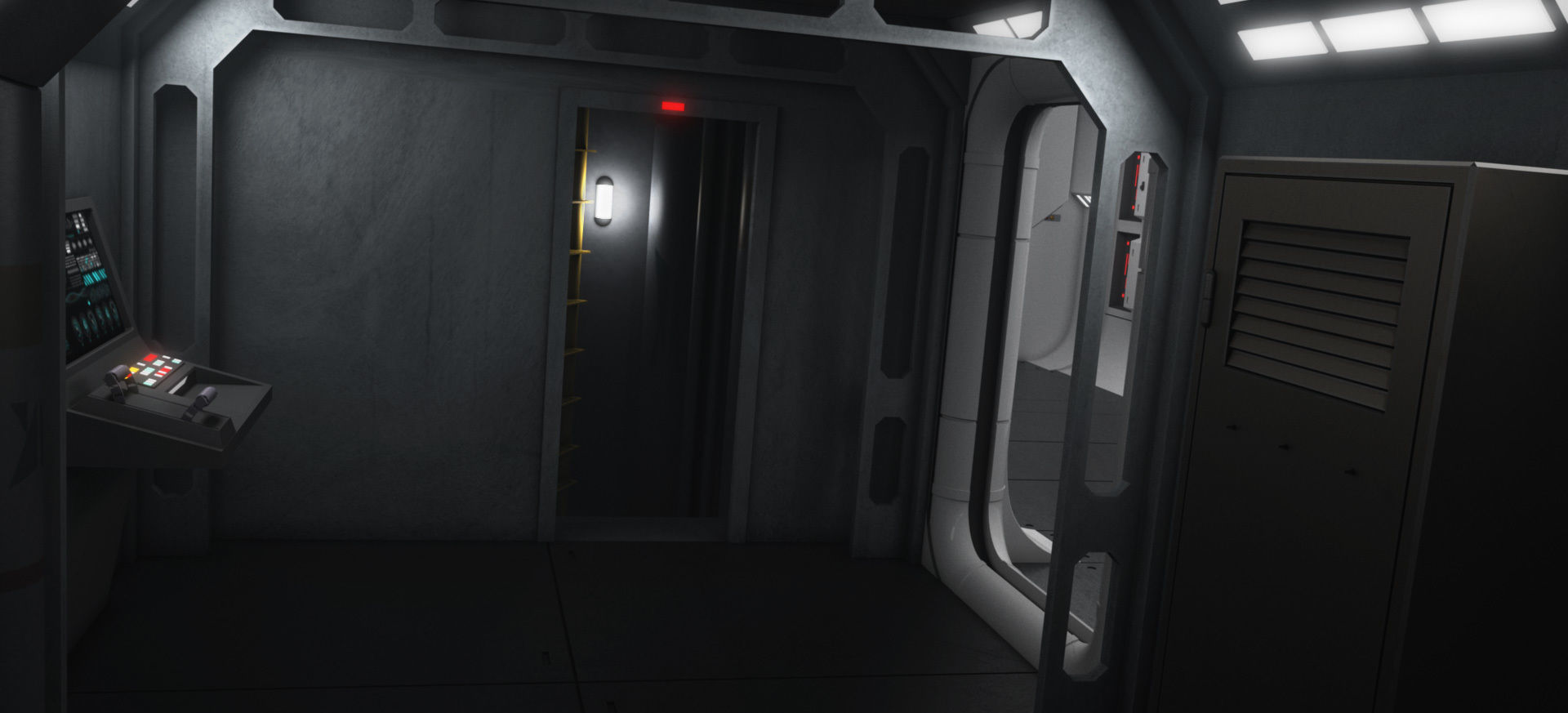Star Wars Tantive IV Interior 3D model_11