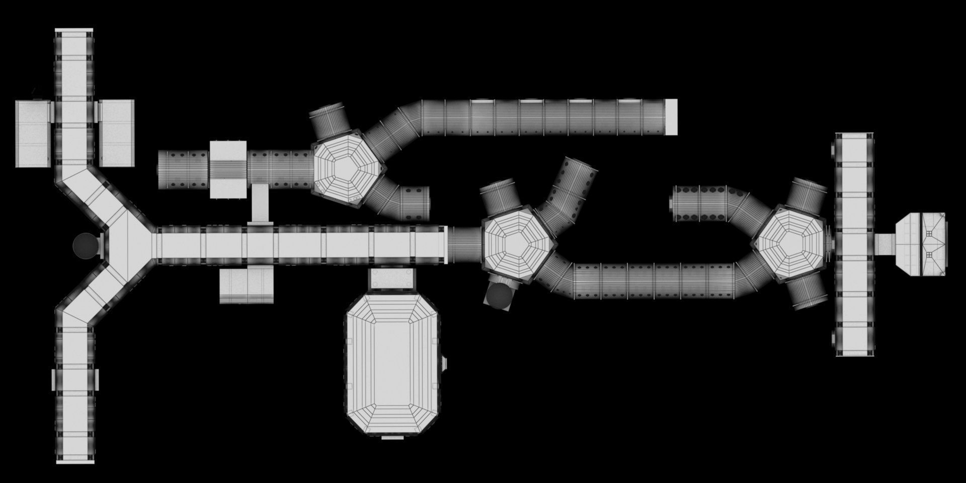 Star Wars Tantive IV Interior 3D model_12