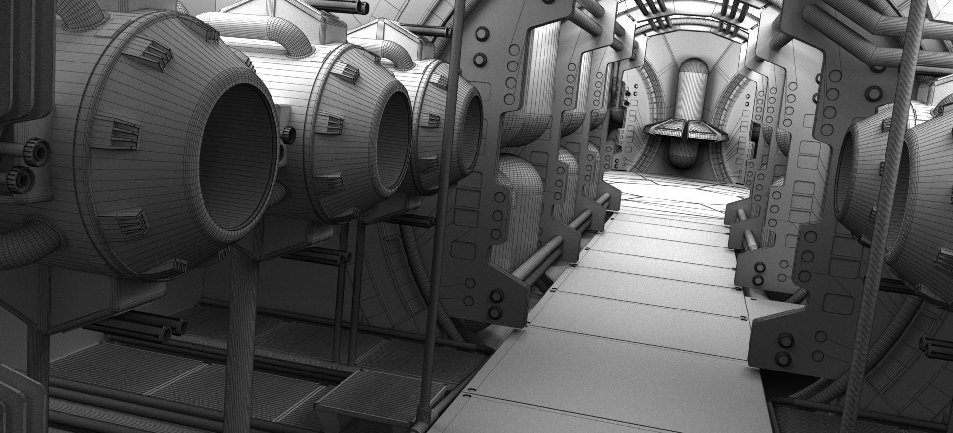 Star Wars Tantive IV Interior 3D model_14