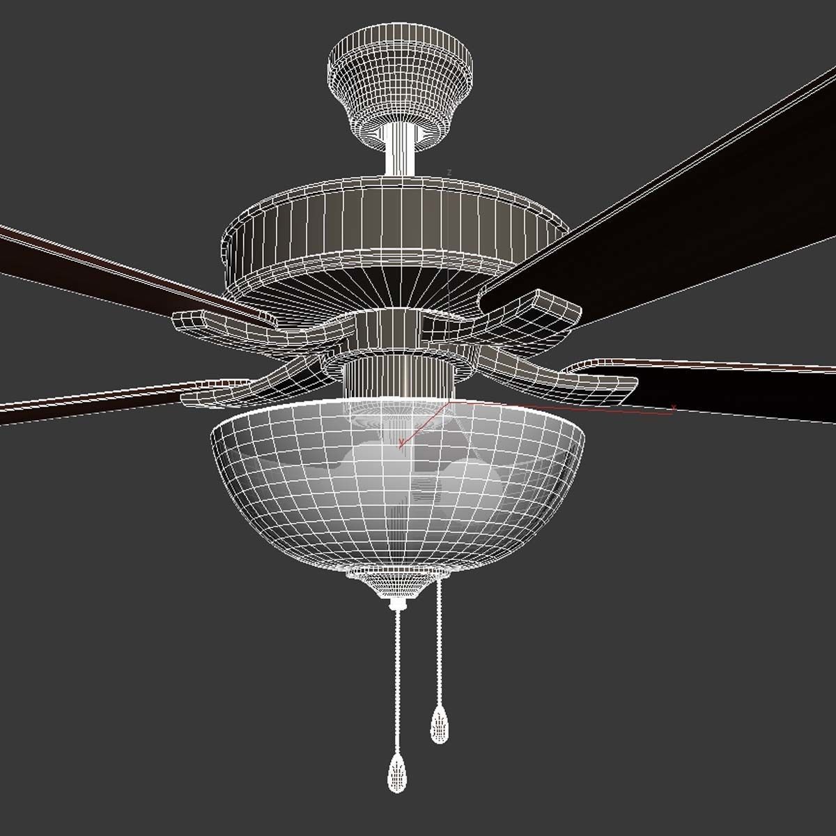 Kichler Basics Pro Select Ceiling Fan  3D model_6