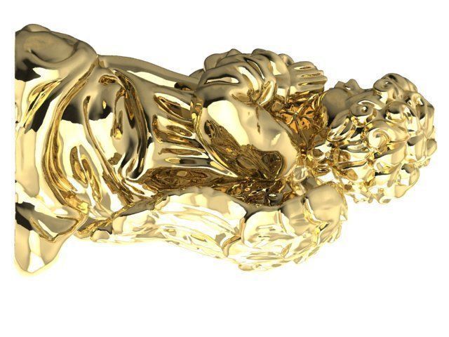 Angel pendant 3D print model_2