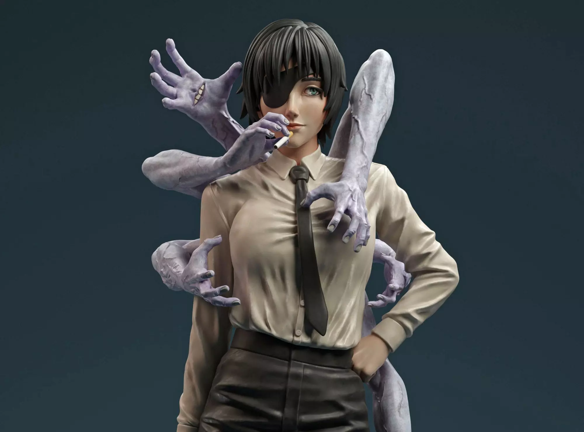 Himeno Chainsaw Man 3D print model_0