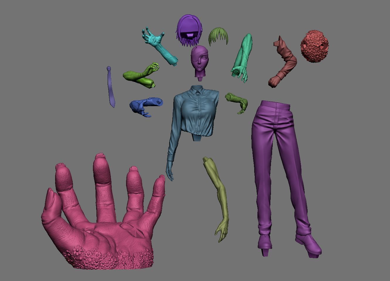Himeno Chainsaw Man 3D print model_3