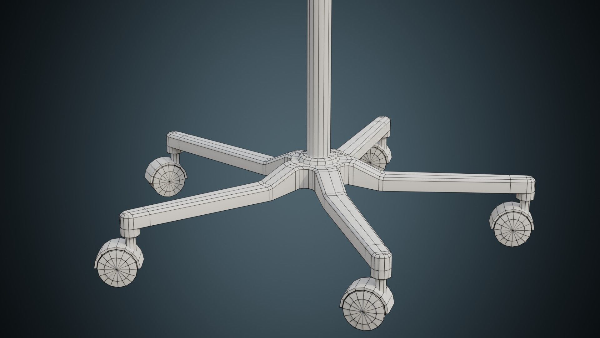 IV Stand 2A Low-poly 3D model_9