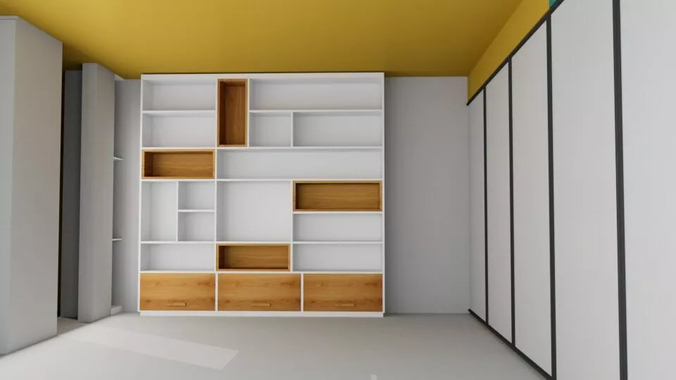book shelf Free 3D model