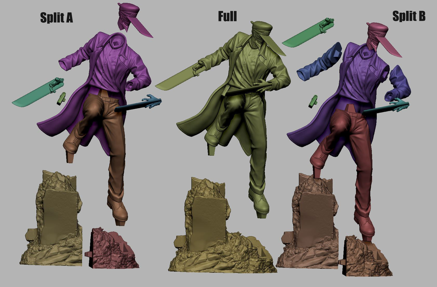 Katana Man from Chainsaw Man  3D print model_4