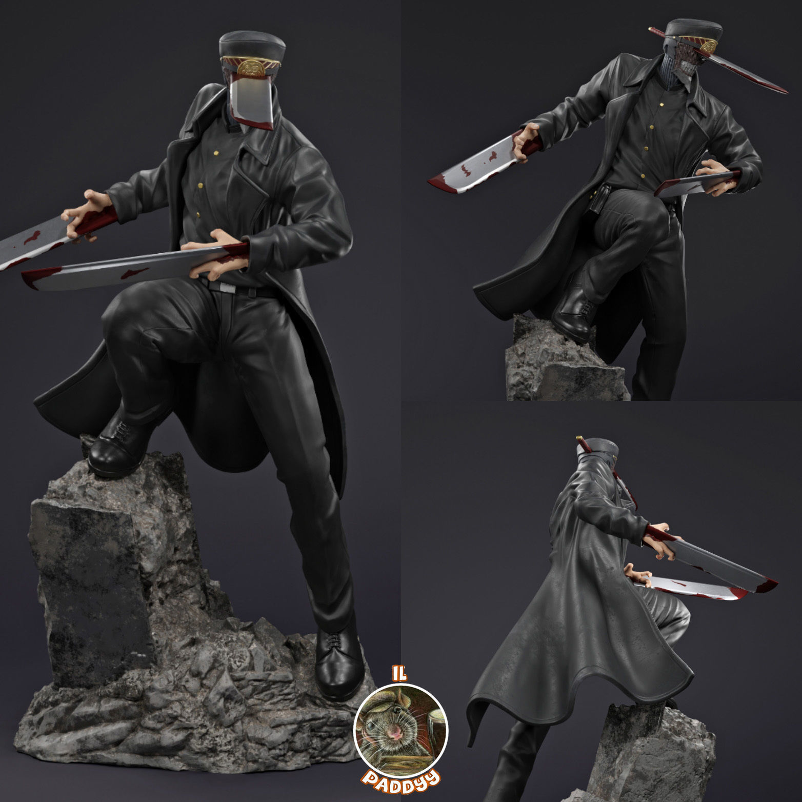 Katana Man from Chainsaw Man  3D print model_1