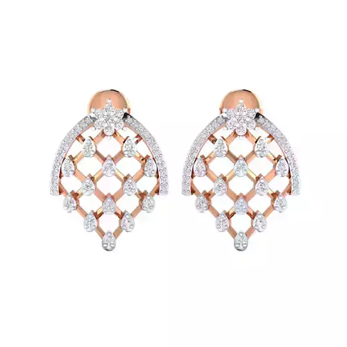 Women Earrings STL JCD OBJ FBX Renders Details