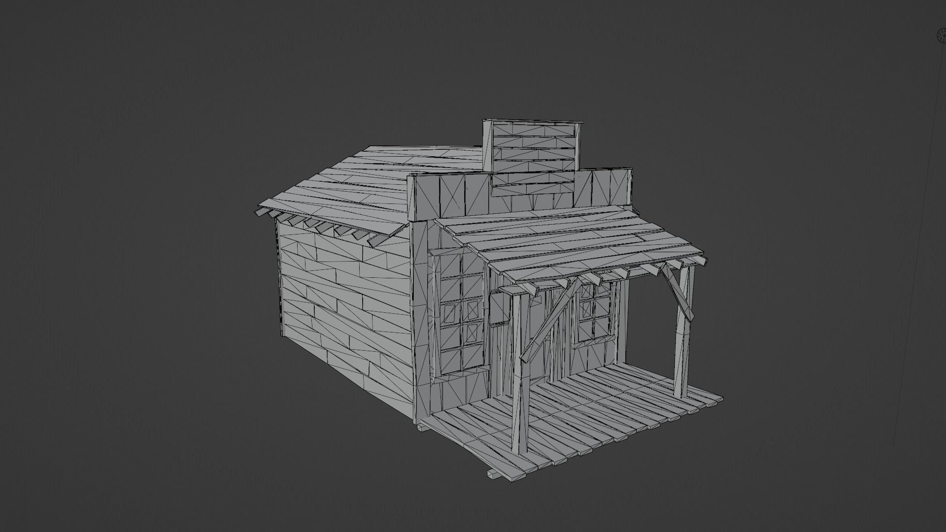 Photography Store Low Poly Low-poly 3D model_10