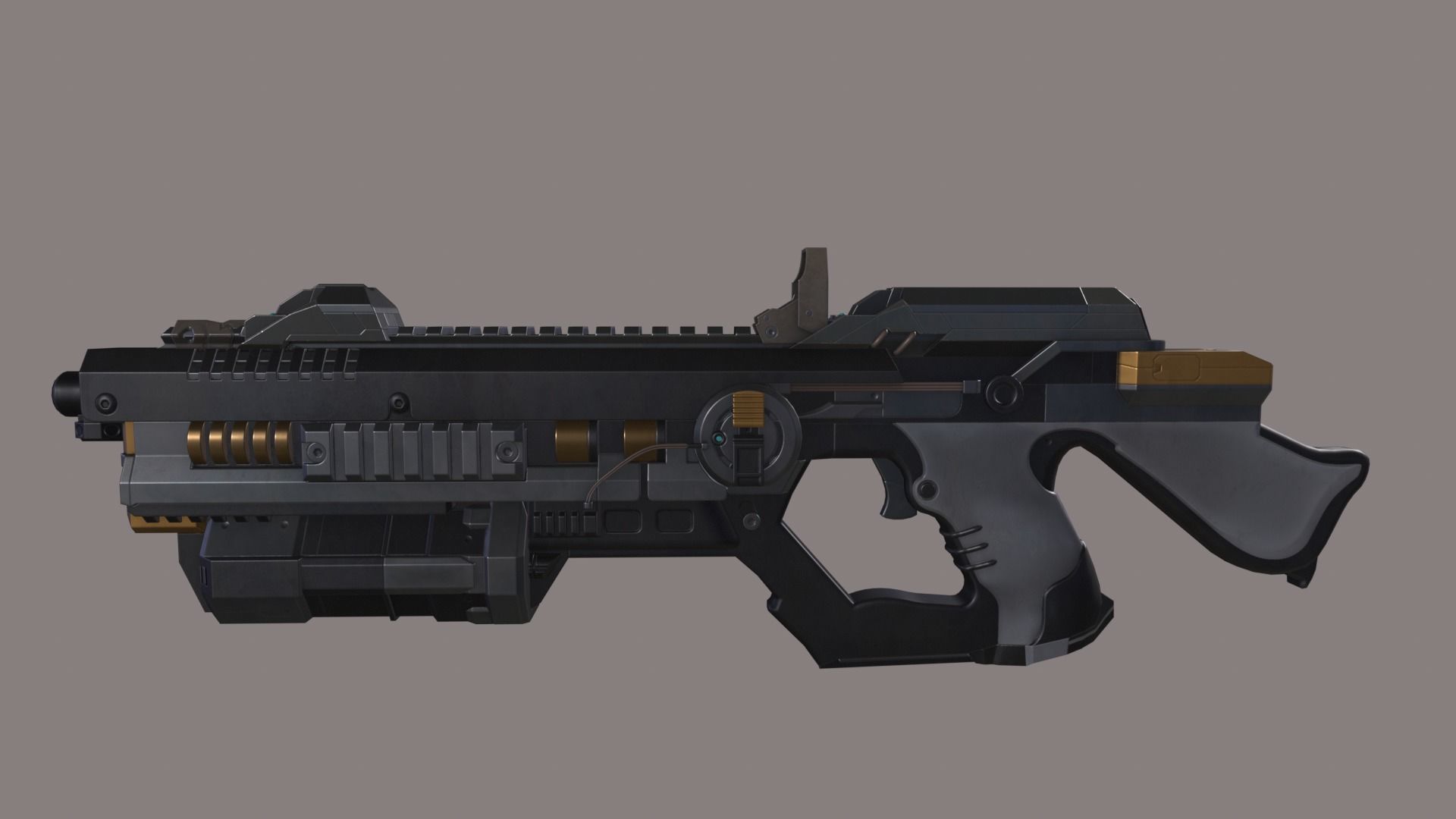 Thunder Guard Low-poly 3D model_1