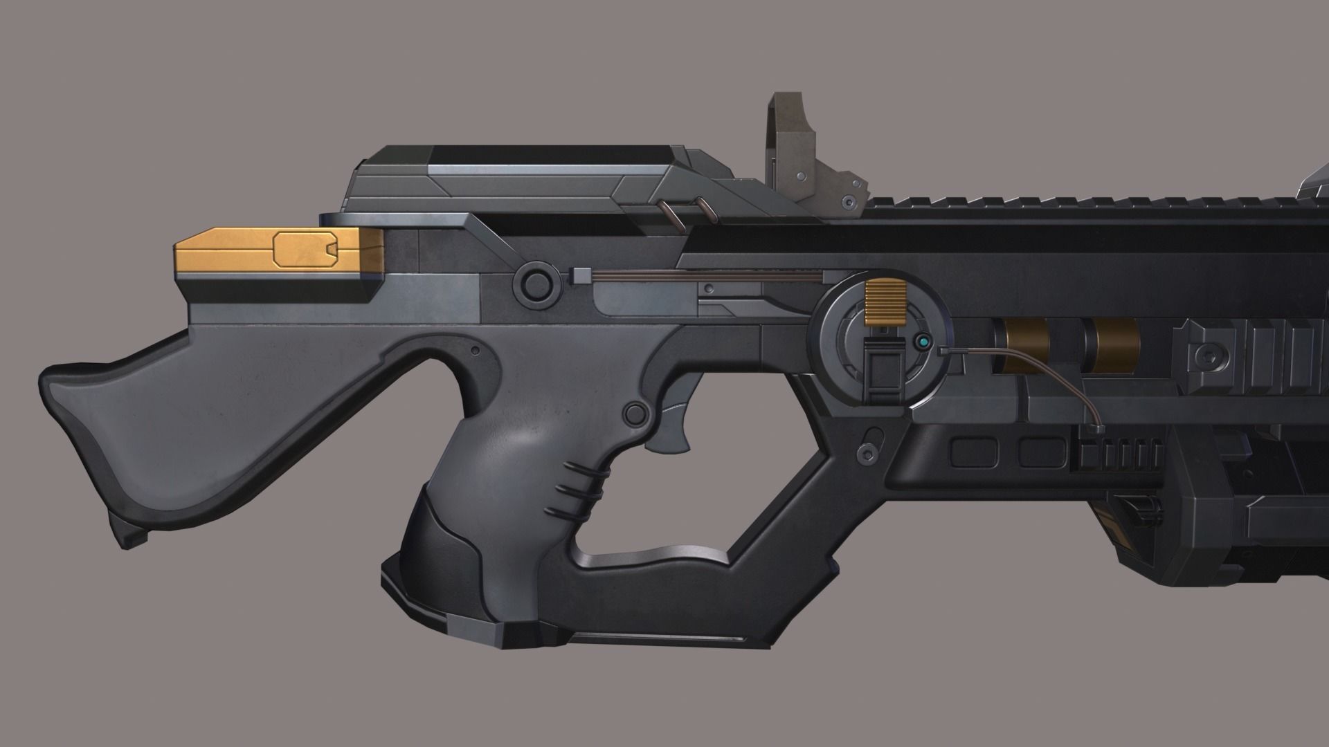 Thunder Guard Low-poly 3D model_7