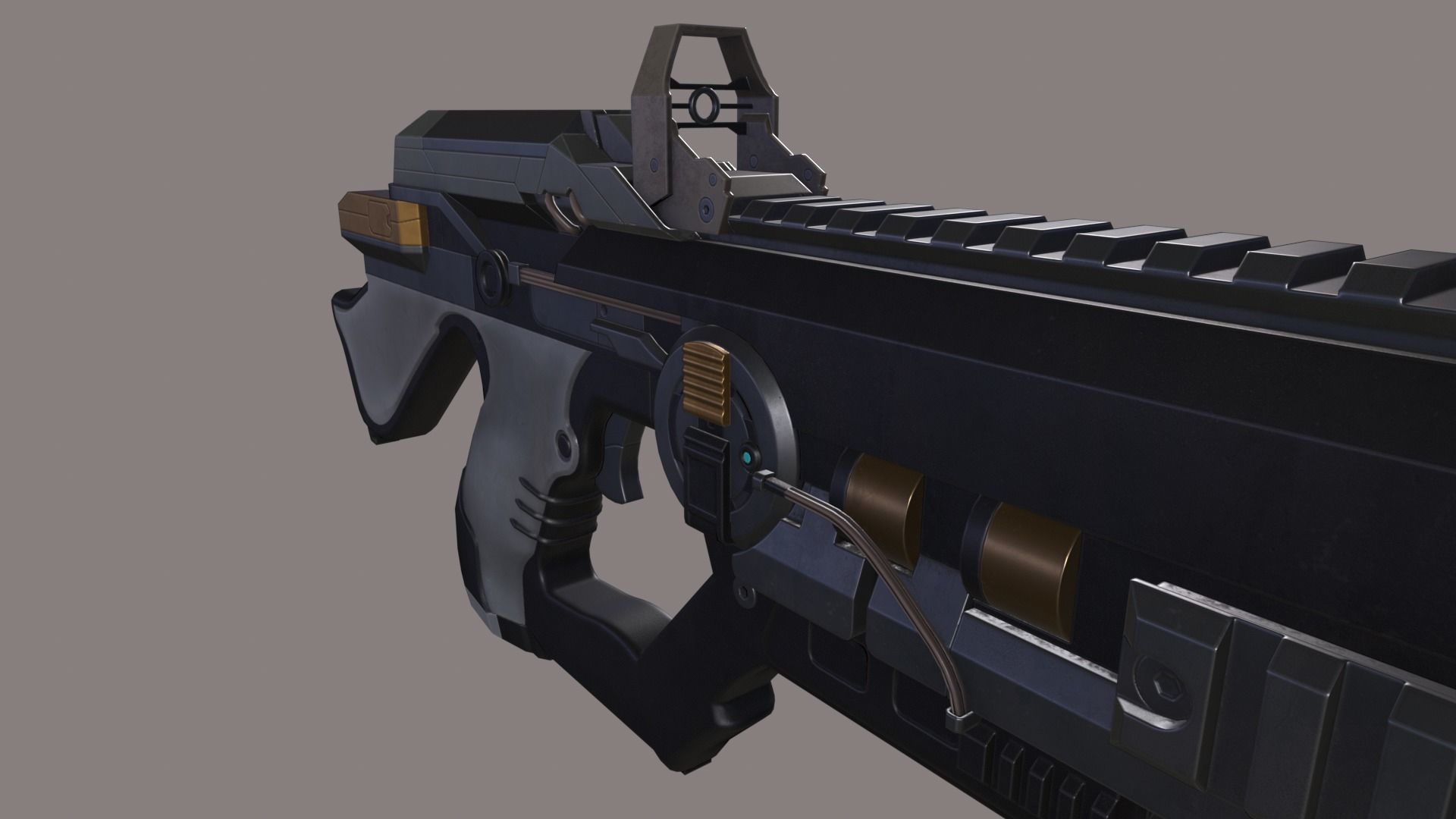 Thunder Guard Low-poly 3D model_8