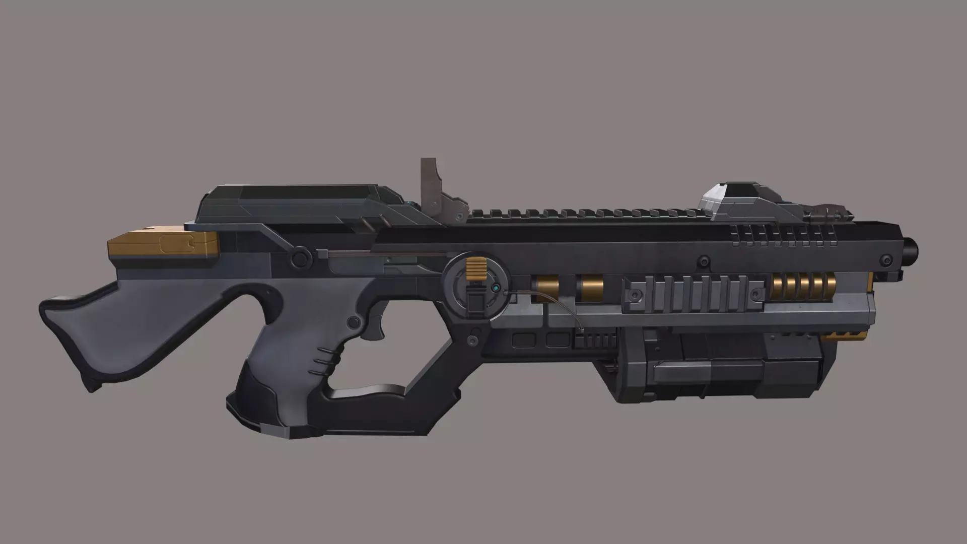 Thunder Guard Low-poly 3D model_0