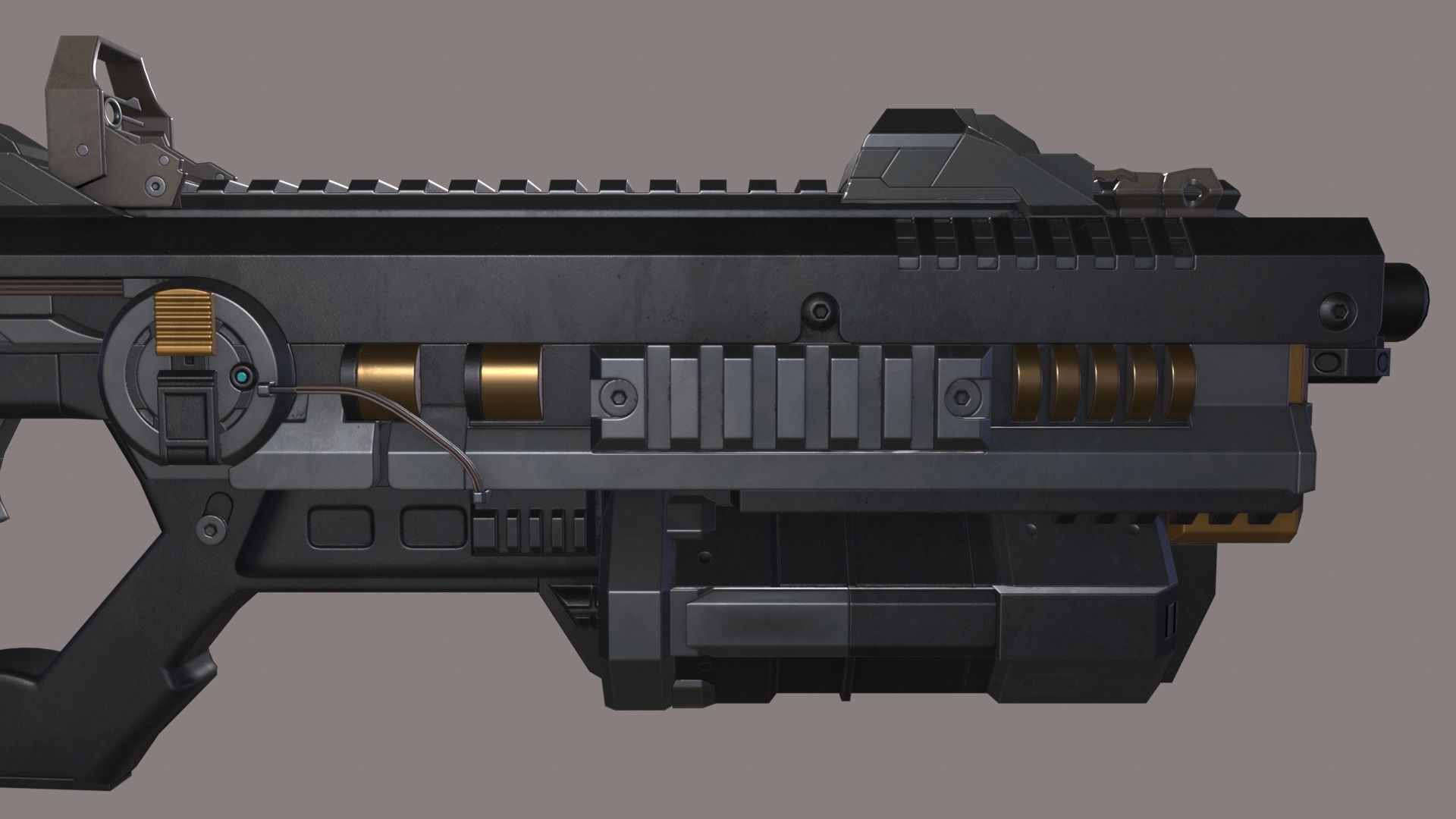 Thunder Guard Low-poly 3D model_6