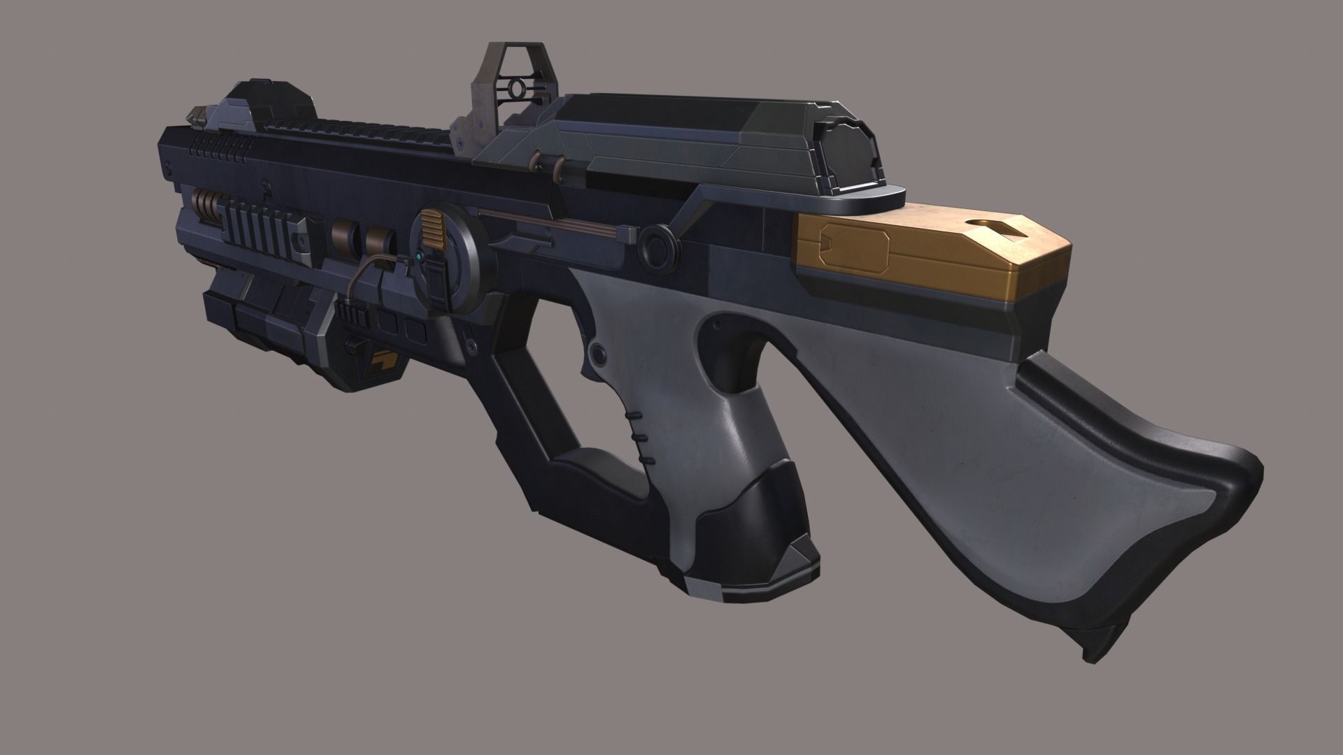 Thunder Guard Low-poly 3D model_5