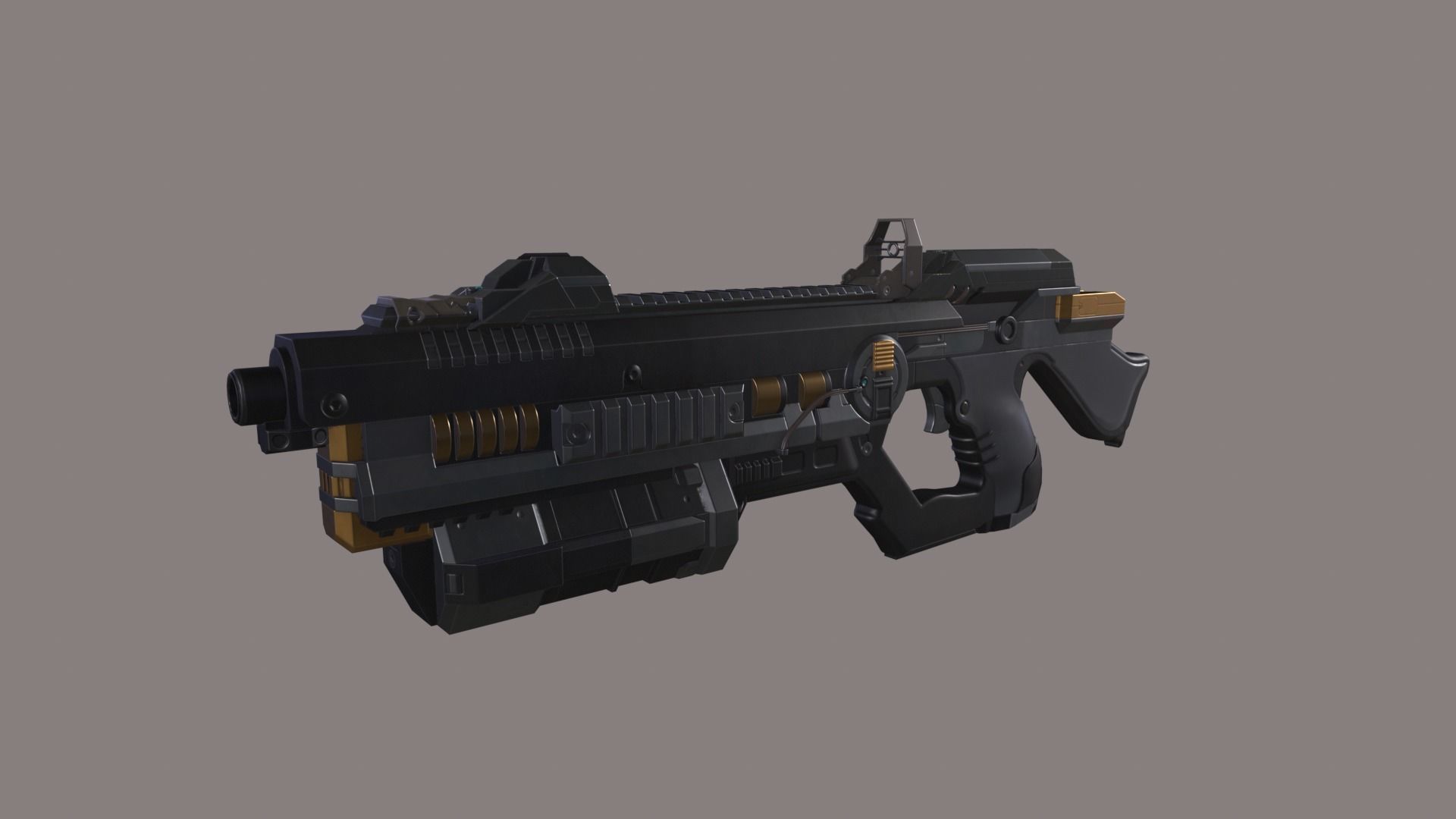 Thunder Guard Low-poly 3D model_2