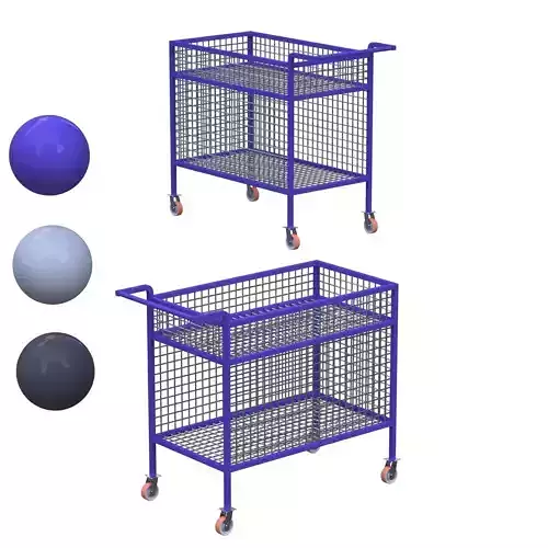 Cart for grocery store or in mall