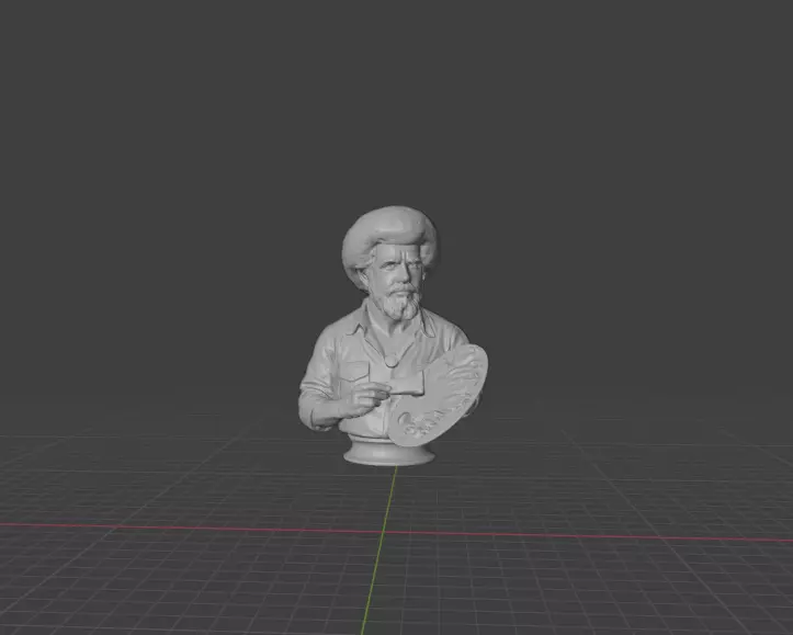 Bob Ross 3D print model