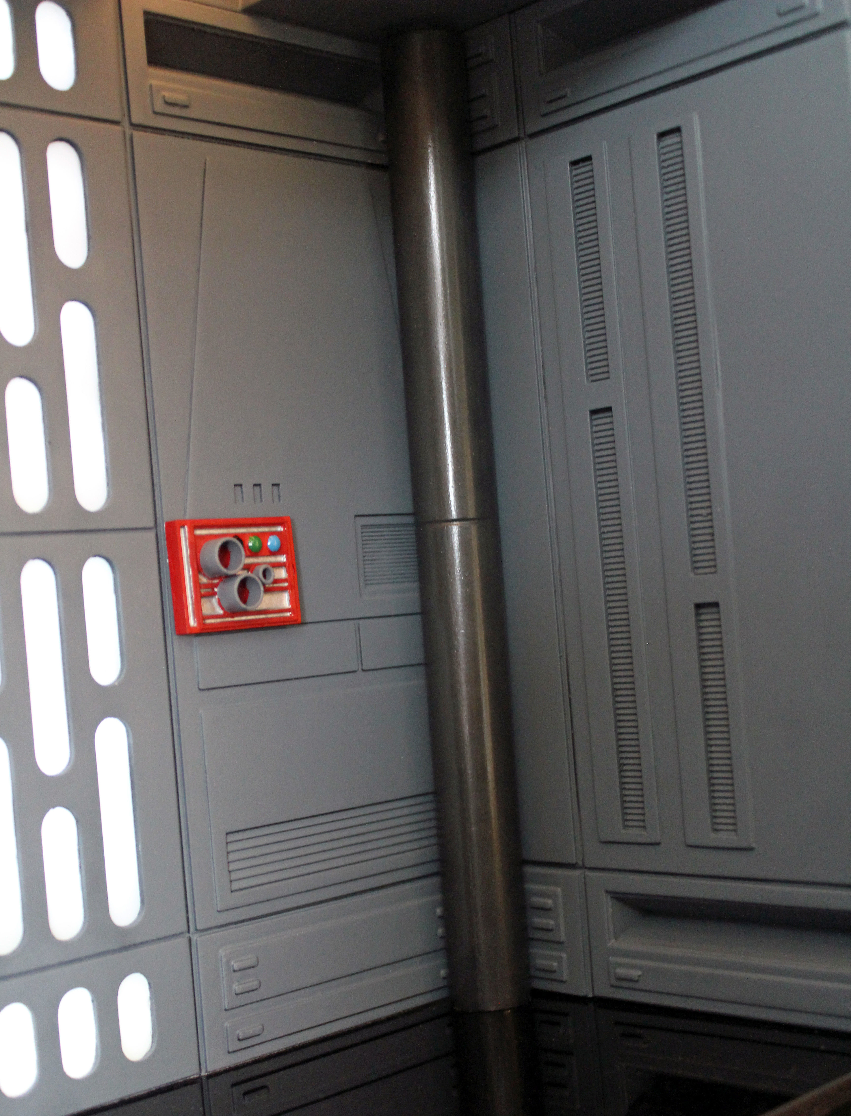 Death Star Wall Panel - A1 - 1-12 scale Blackseries  3D print model_30