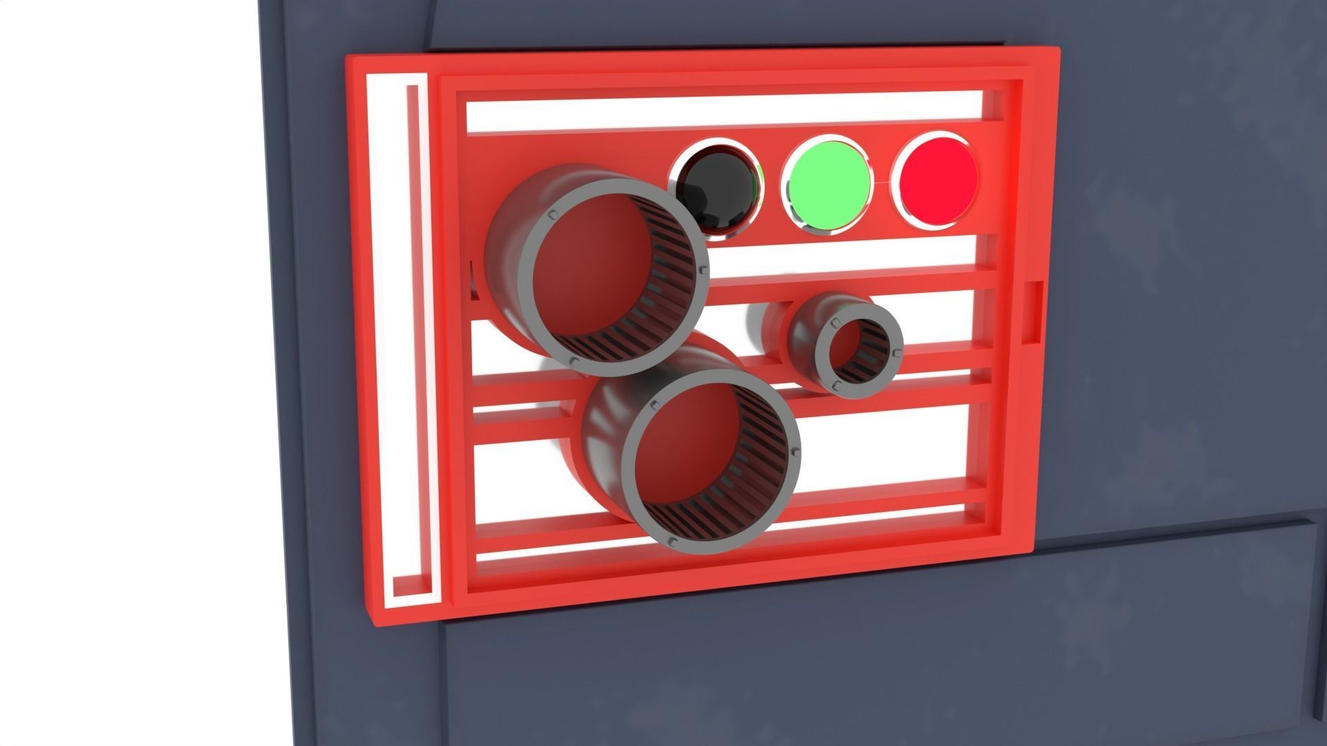 Death Star Wall Panel - A1 - 1-12 scale Blackseries  3D print model_2