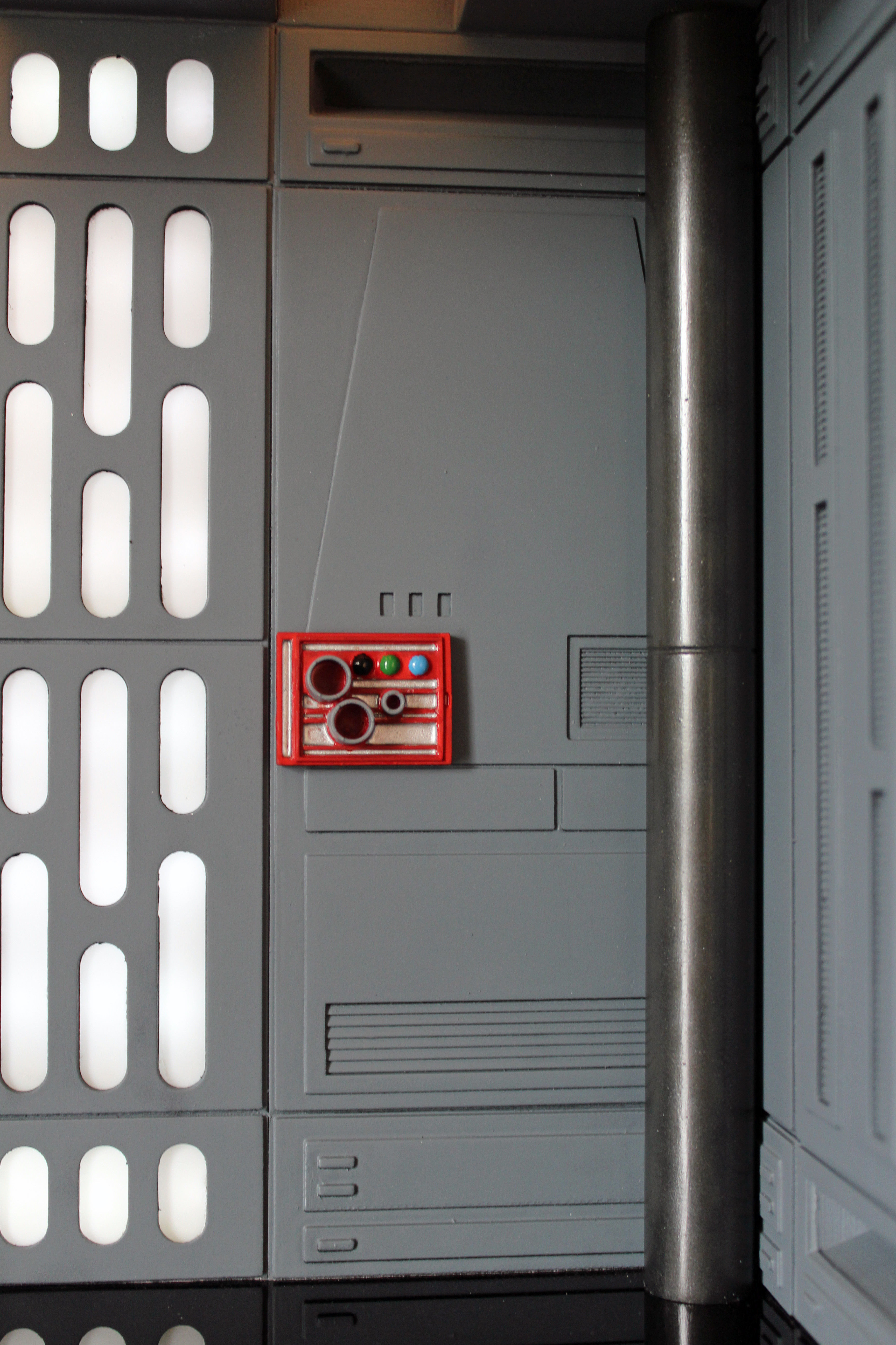 Death Star Wall Panel - A1 - 1-12 scale Blackseries  3D print model_29