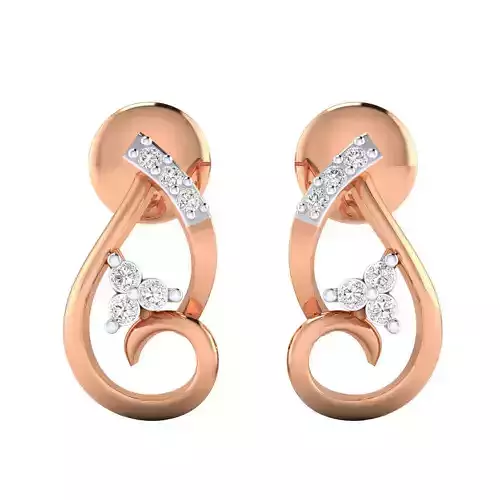 Women Earrings STL JCD OBJ FBX Renders Details