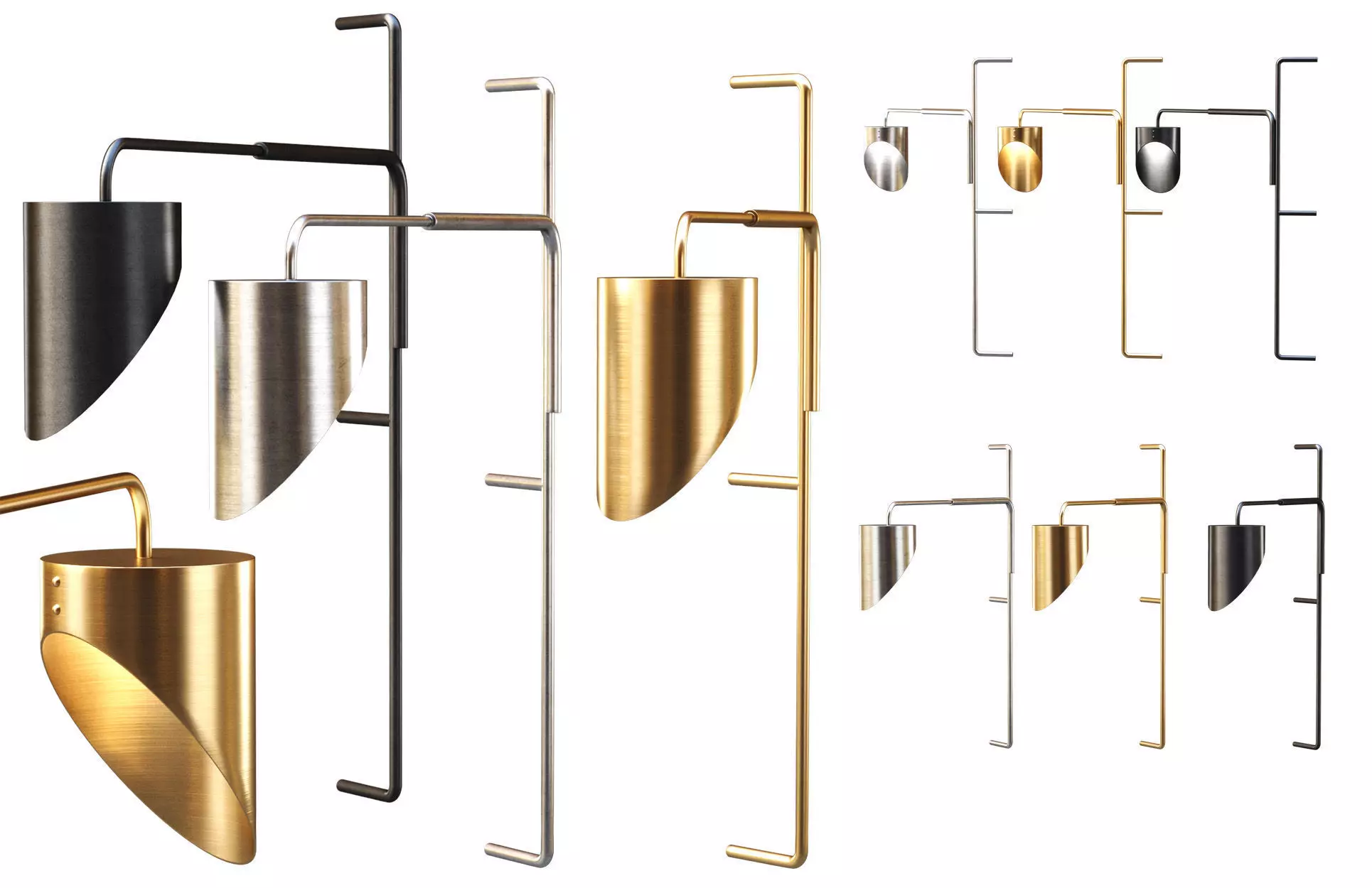 Jack wall light by Bpoint Design 3D model_0