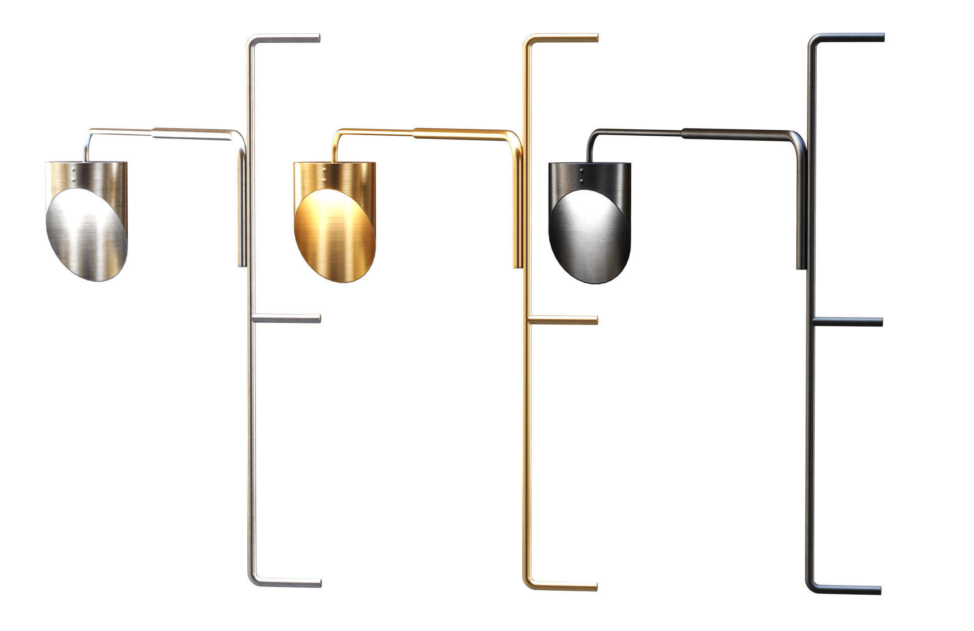 Jack wall light by Bpoint Design 3D model_3