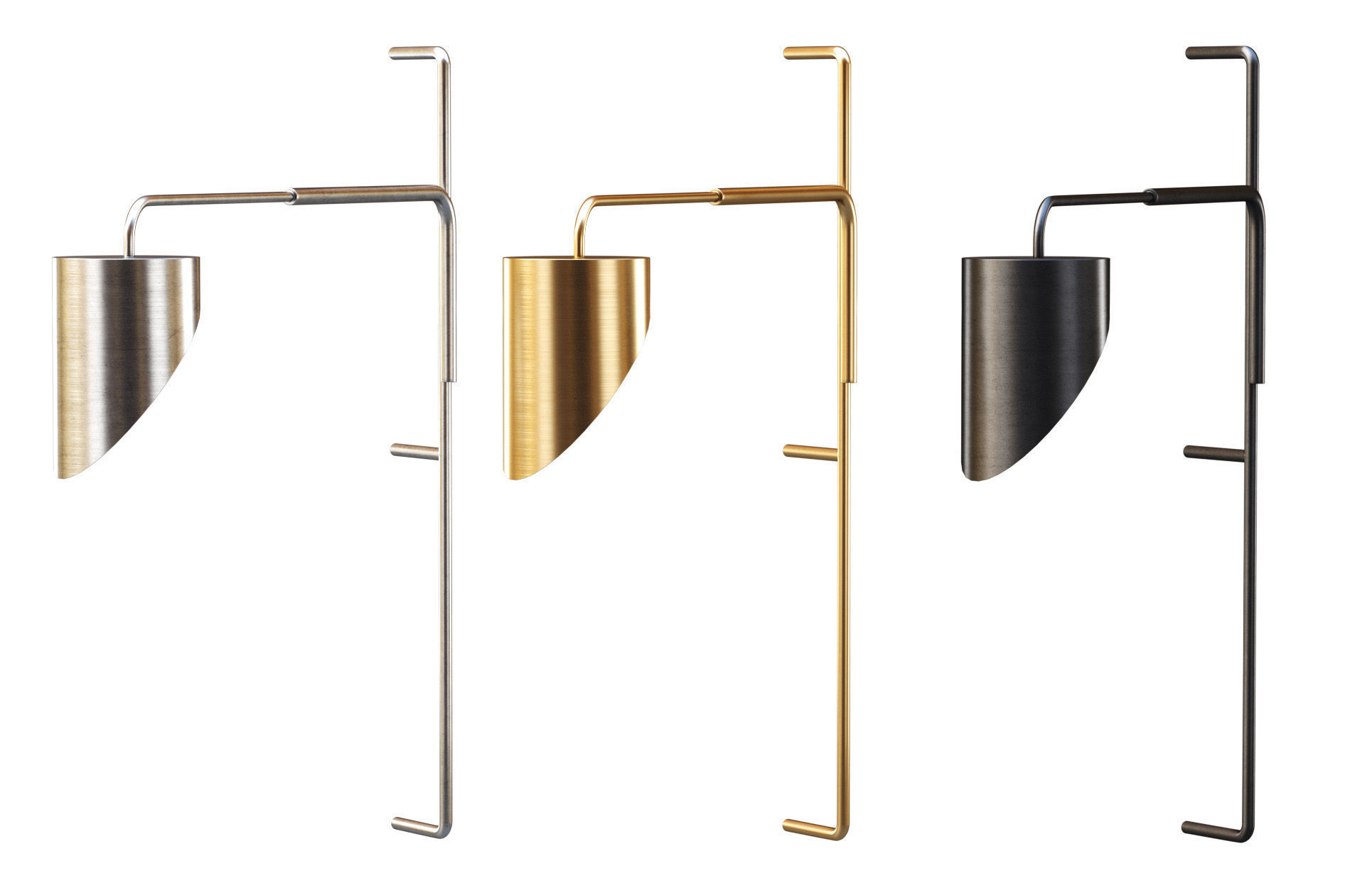 Jack wall light by Bpoint Design 3D model_1