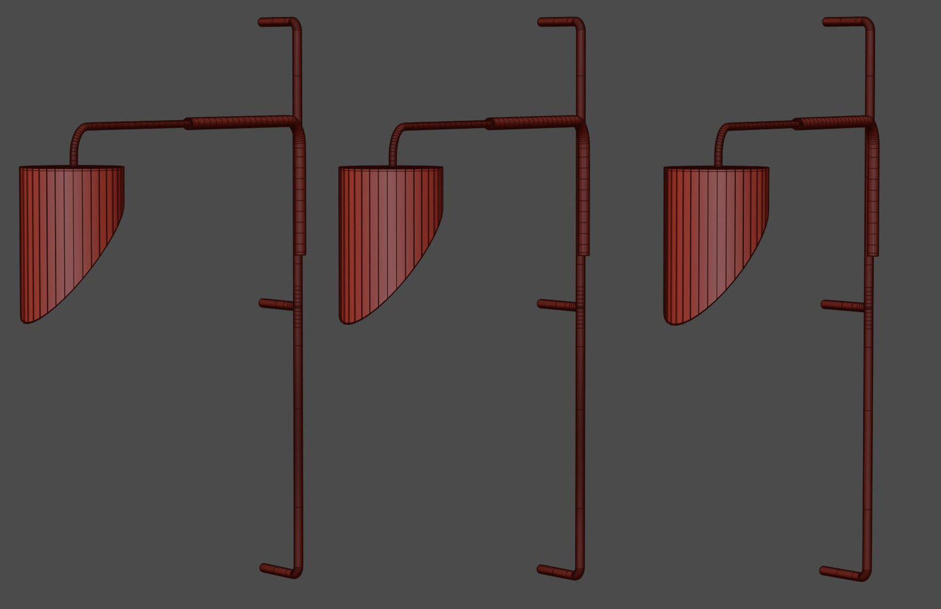 Jack wall light by Bpoint Design 3D model_5