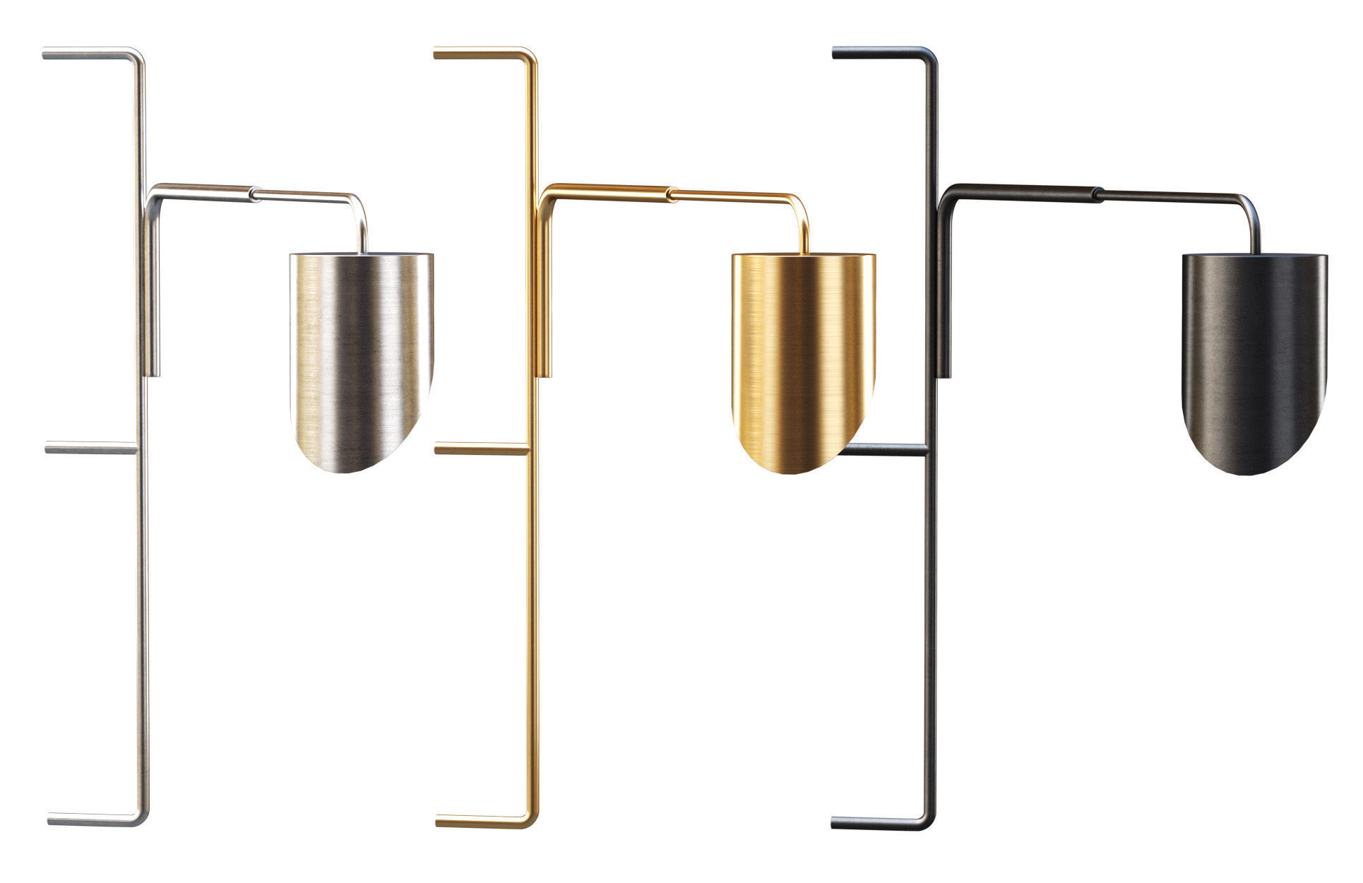 Jack wall light by Bpoint Design 3D model_2