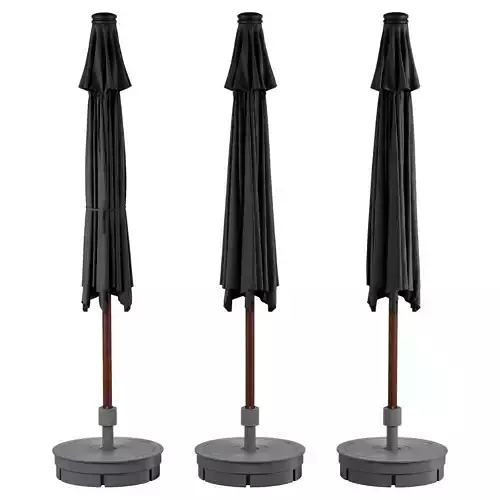Umbrella outdoor  folded IKEA Betso Lindoja  3D model