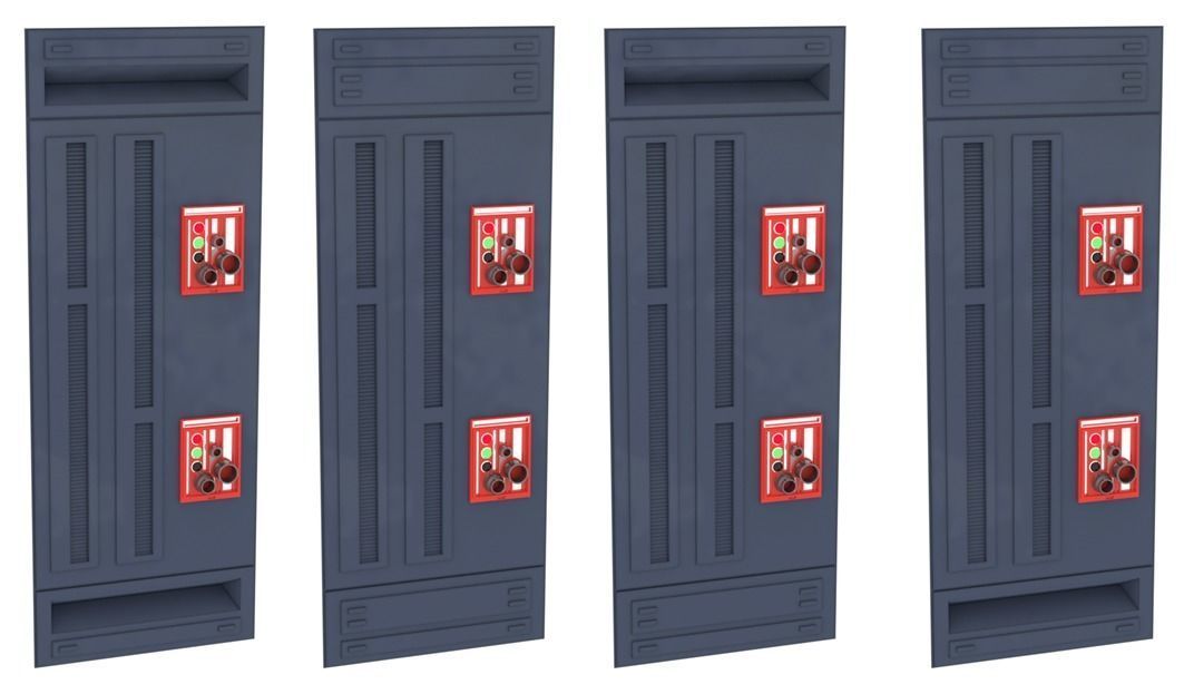 Death Star Wall Panel - D1 - 1-12 scale Blackseries  3D print model_7