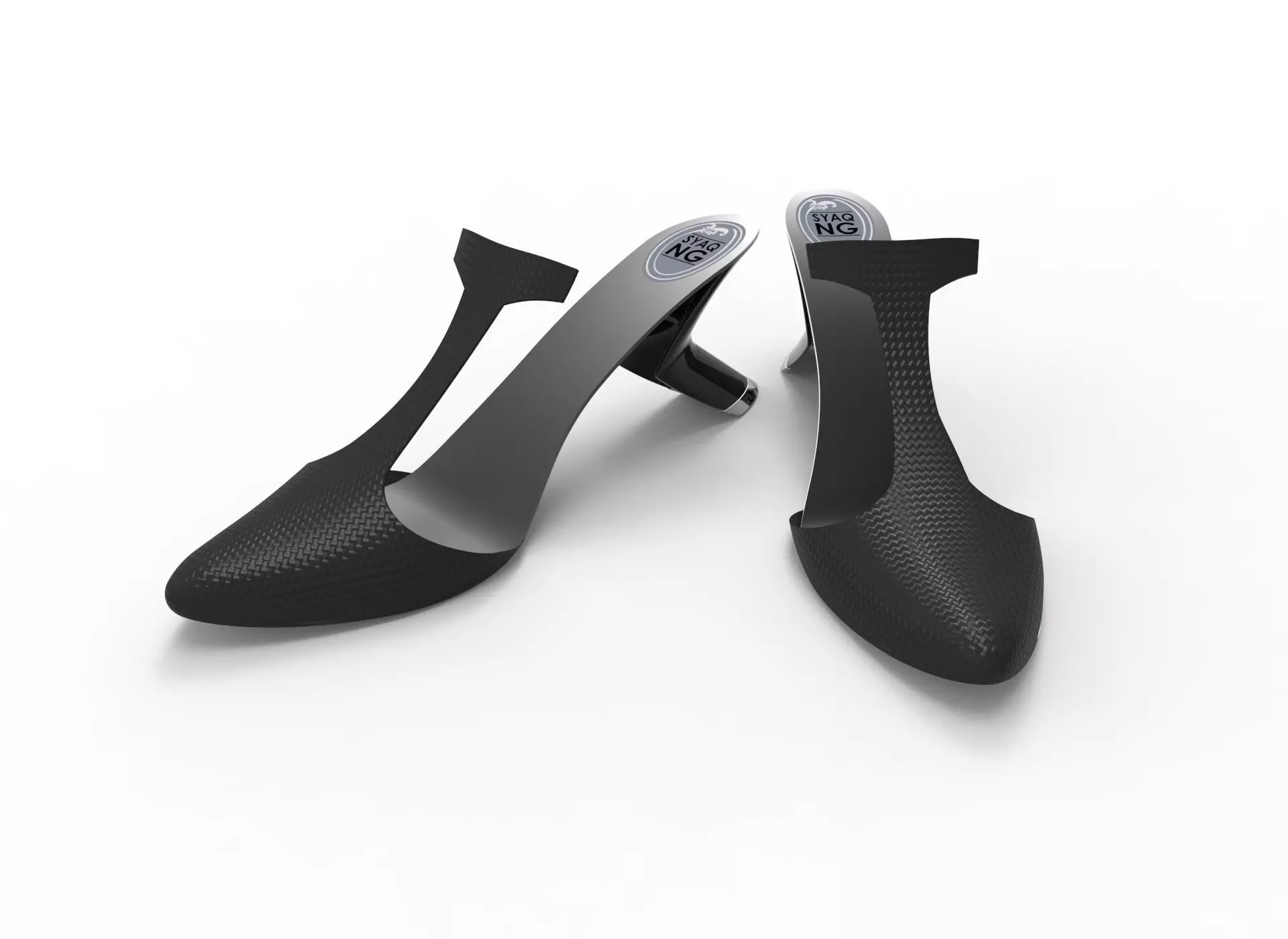 Carbon pump heels Free 3D model