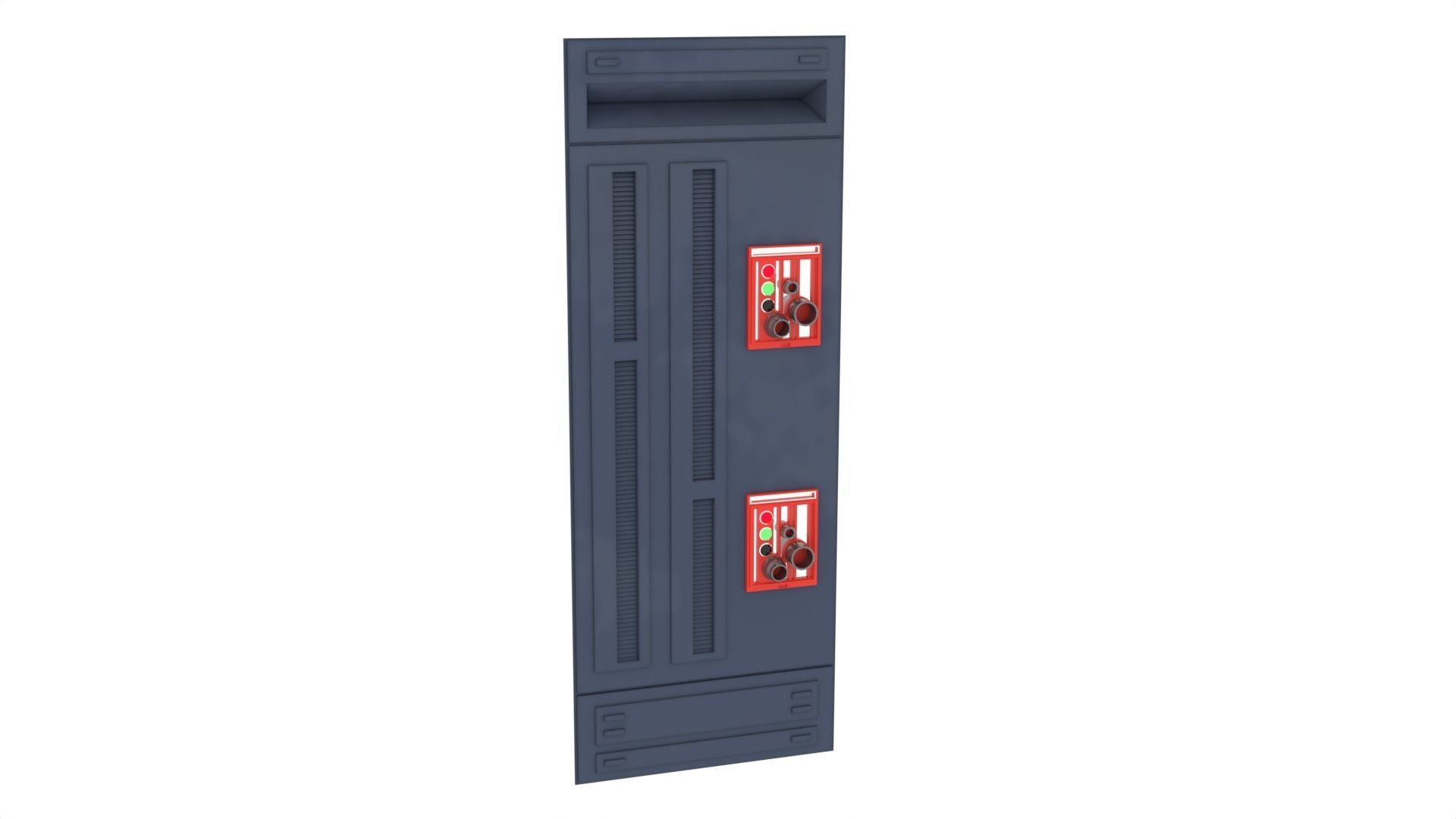 Death Star Wall Panel - D1 - 1-18 scale Kenner Hasbro 3D print model_4