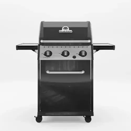 Crown Cabinet Barbecue and Grill 3D Model Low-poly 3D model