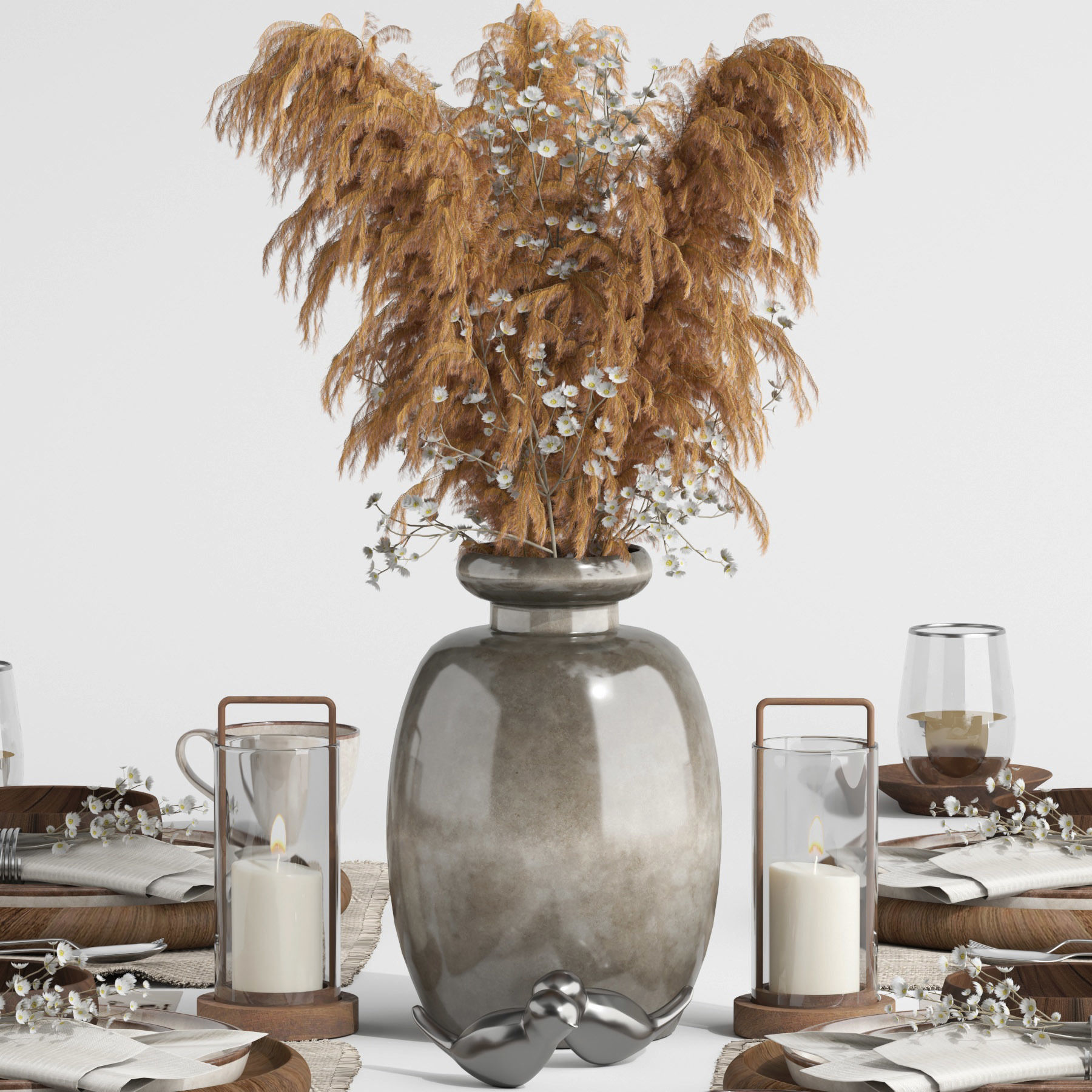 tableware set14 3D model_4