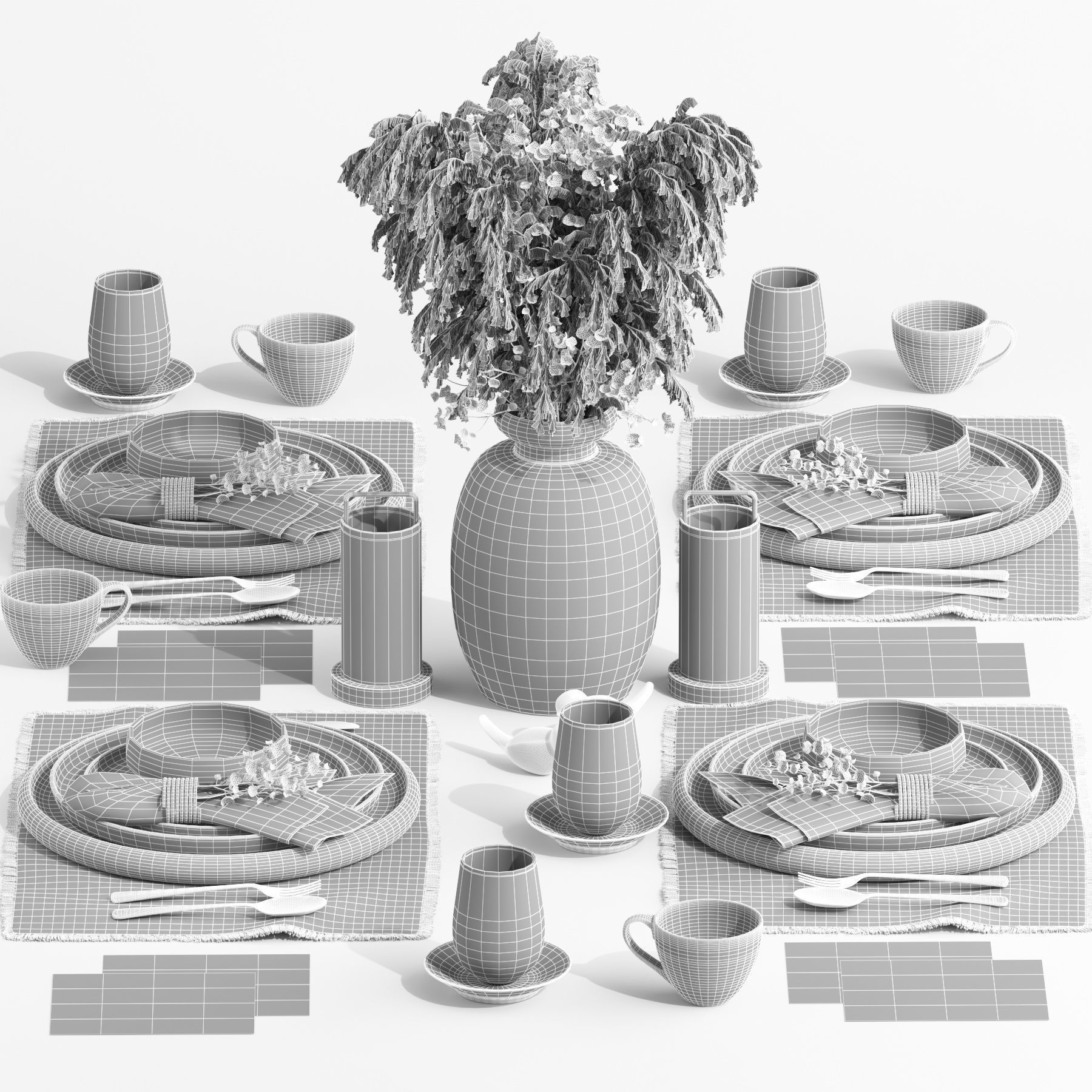tableware set14 3D model_5