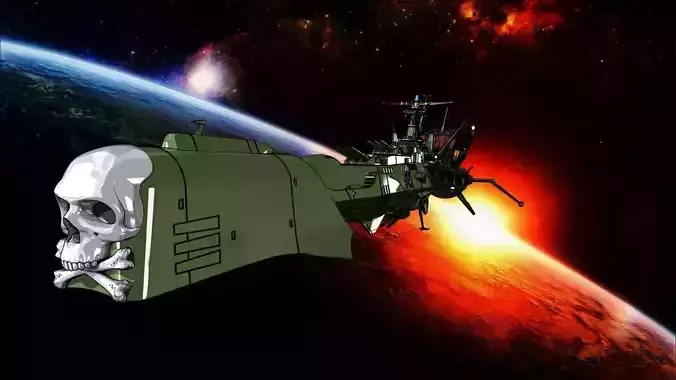 CAPTAIN HARLOCK ARCADIA READY TO PRINT 3D print model