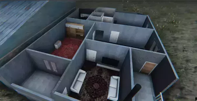 concrete village house 