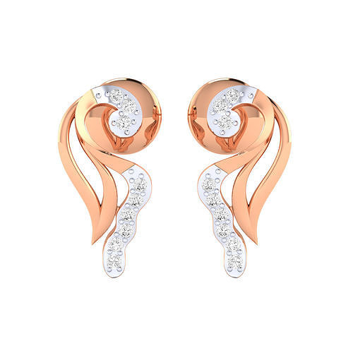 Women Earrings STL JCD OBJ FBX Renders Details 3D print model