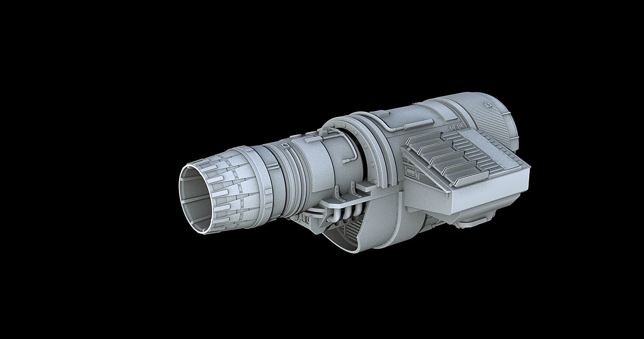 Sci-Fi Engine Pack 3D model_20