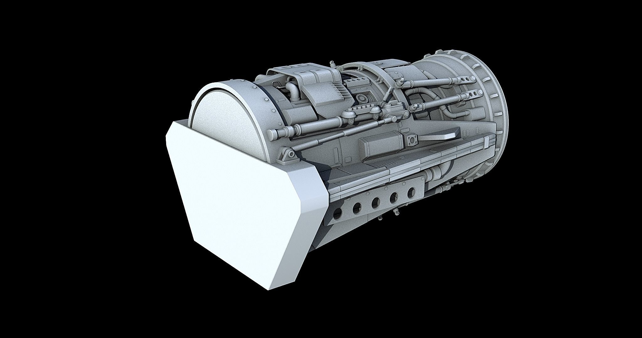 Sci-Fi Engine Pack 3D model_21