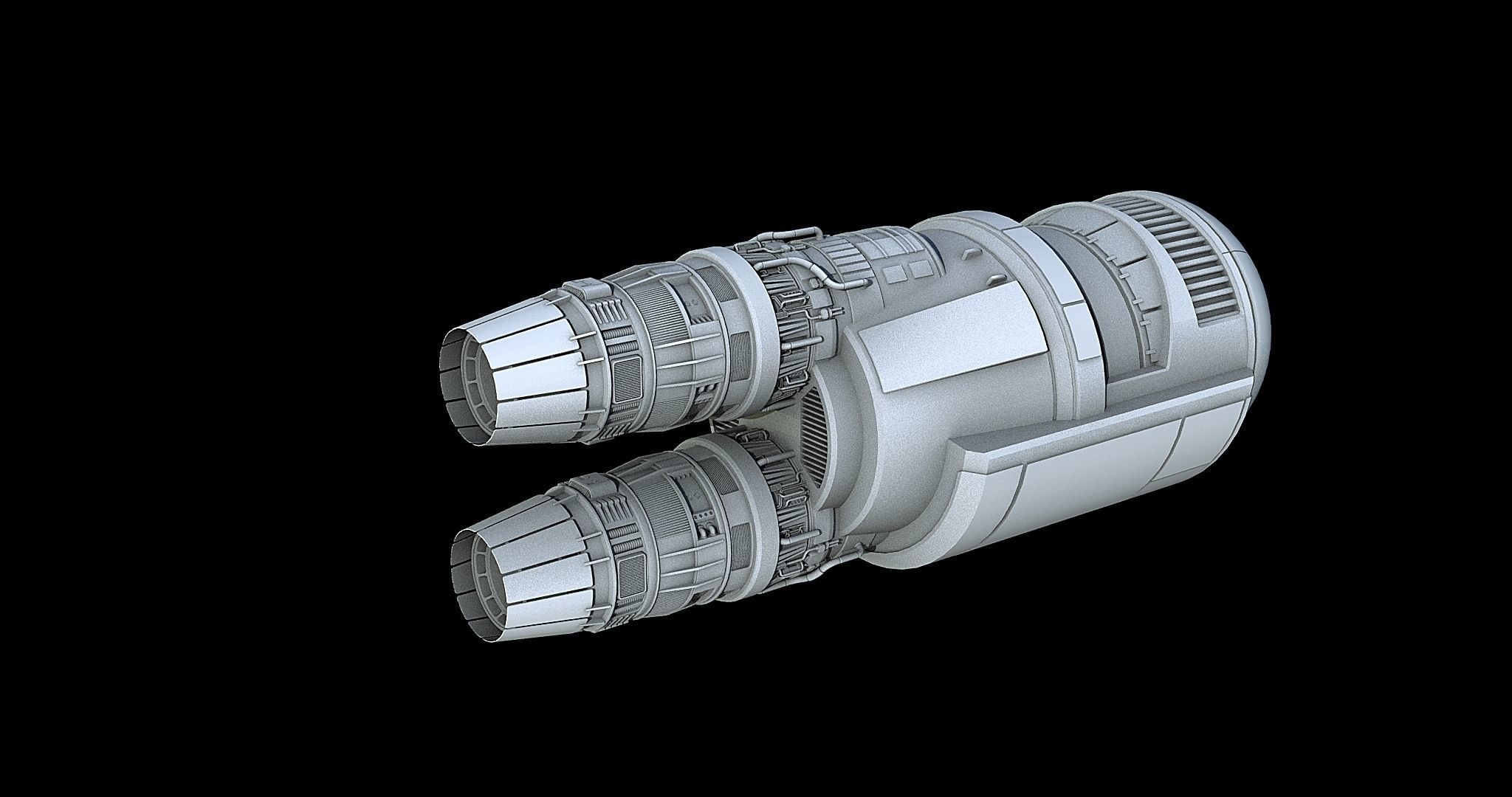 Sci-Fi Engine Pack 3D model_16