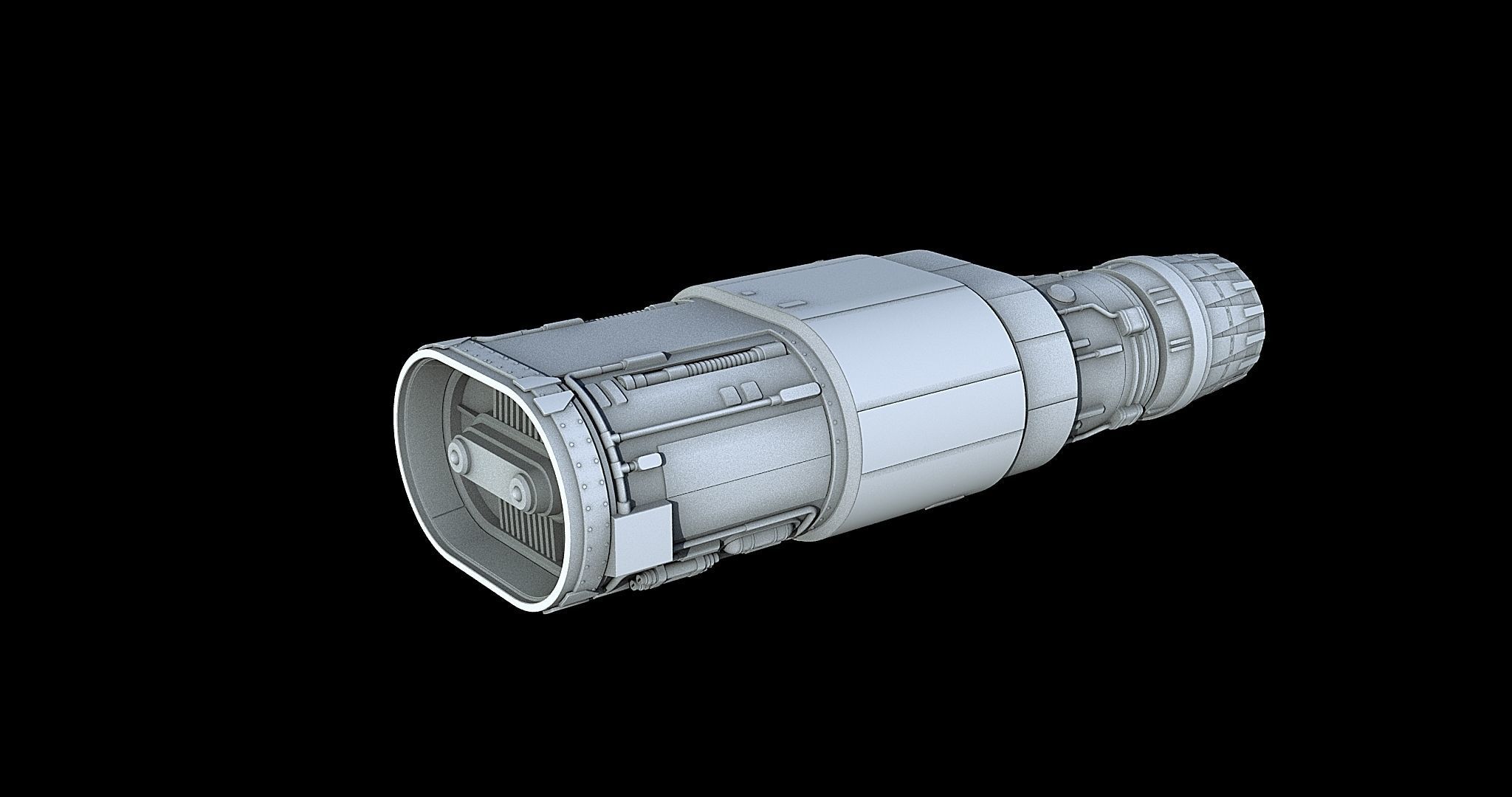 Sci-Fi Engine Pack 3D model_17