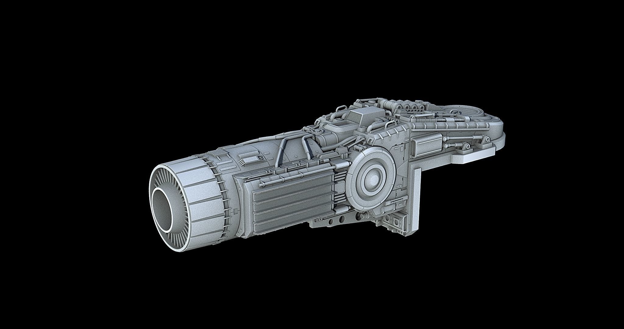 Sci-Fi Engine Pack 3D model_24
