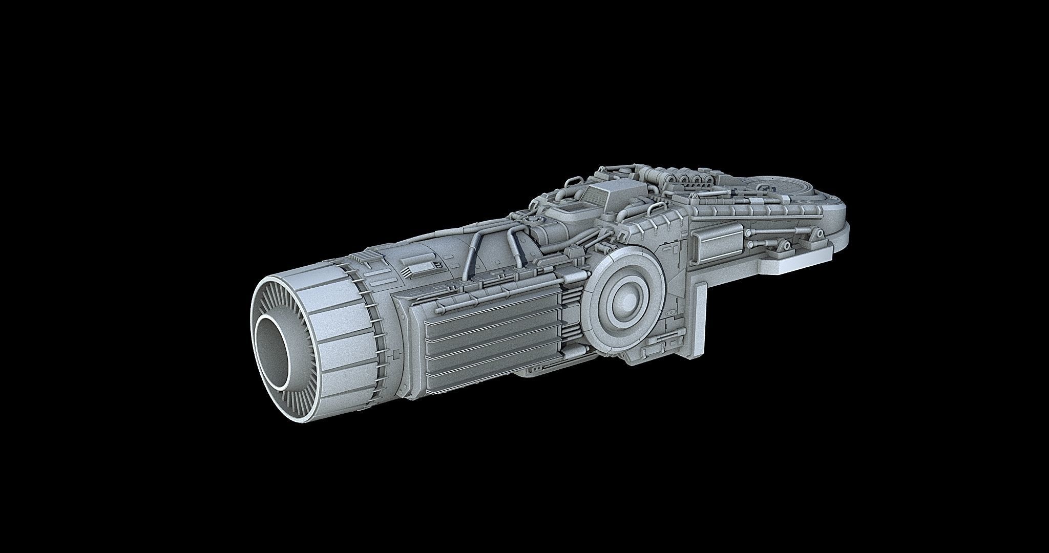 Sci-Fi Engine Pack 3D model_26